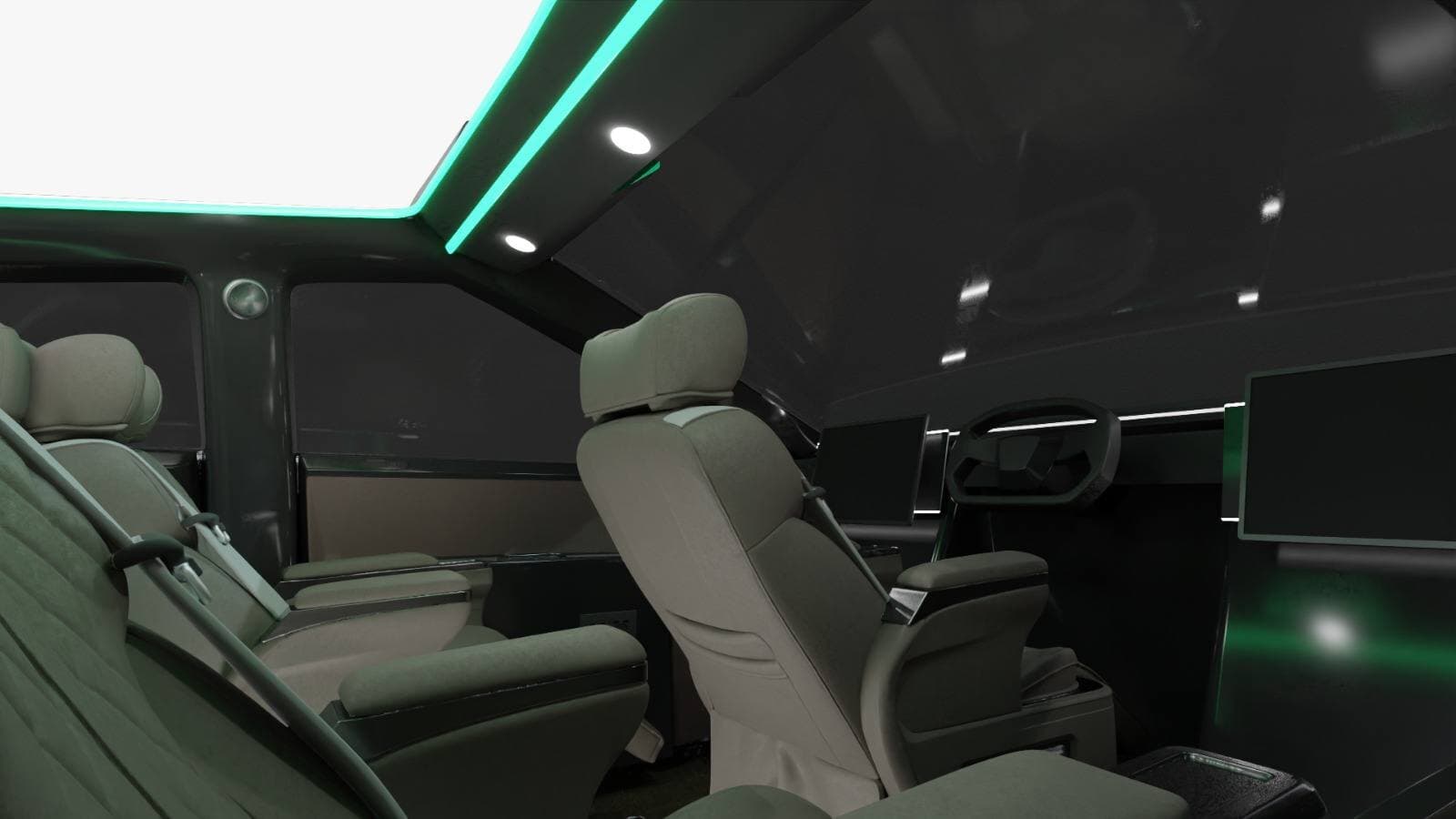 Cyber Boat interior