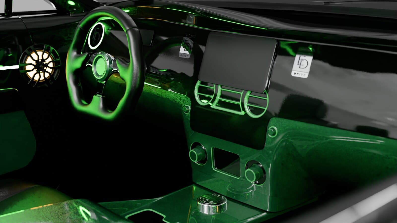 Model R interior